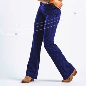 Betabrand Bootcut Pants Gray/Blue M